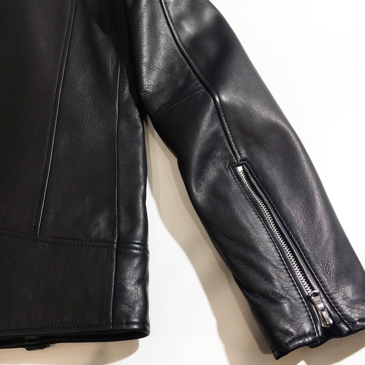 SHEEP LEATHER QUILTING LINING W RIDERS JKT | B...