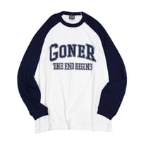 College Raglan L/S T-Shirts / Navy