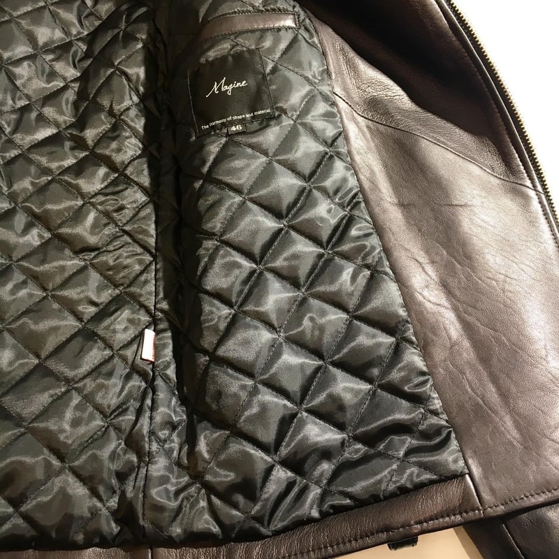 SHEEP LEATHER QUILTING LINING W RIDERS JKT | B