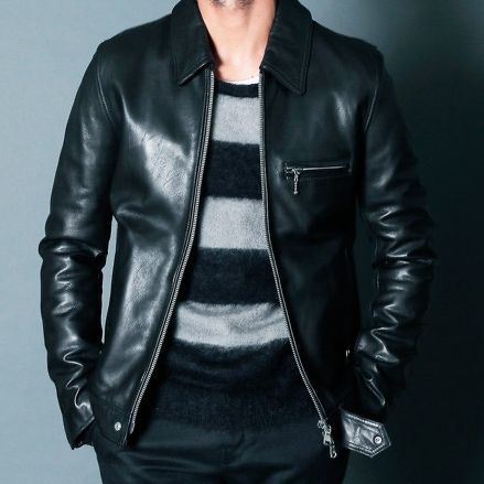 別注 Sheep Leather Single Riders Jacket SHEEP LEATHER QUILTING LINING SINGLE RIDERS JKT