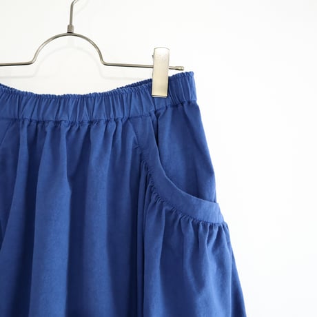gather pocket skirt (blue)