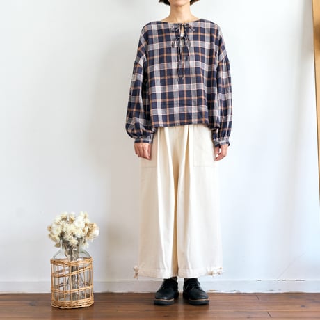 super wide balloon pants (cotton natural)