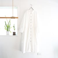 low-waist mao dress (organic cotton white)