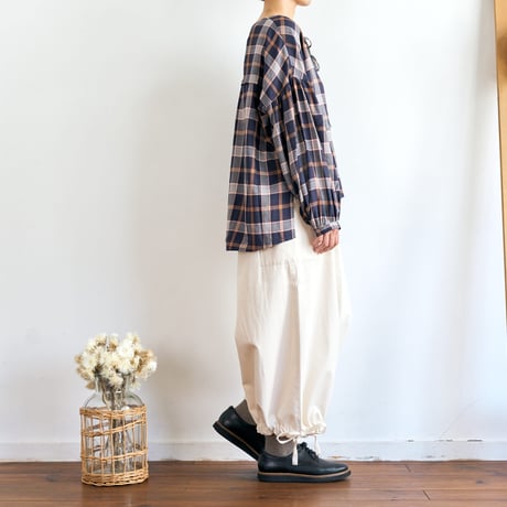 super wide balloon pants (cotton natural)
