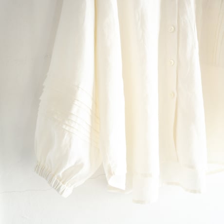 french linen tuck tuck blouse (natural)