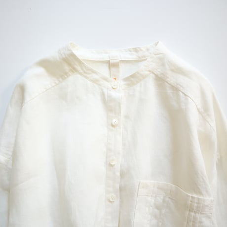french linen tuck tuck blouse (natural)