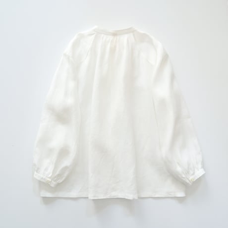 skipper ribbon P blouse (white)