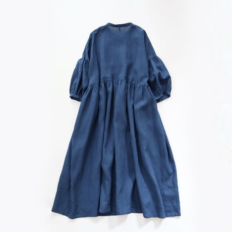 balloon sleeve gather dress ( 2colors )