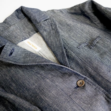 linen chino atelier coat
