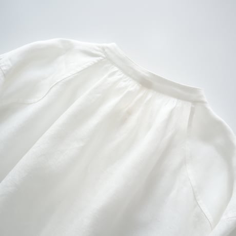 skipper ribbon P blouse (white)