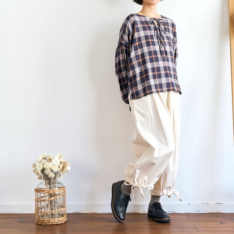 super wide balloon pants (cotton natural)