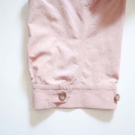 back gather sleeve trench coat (pale pink)