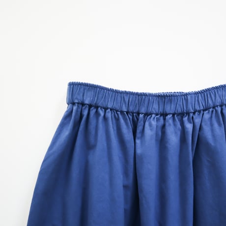 gather pocket skirt (blue)