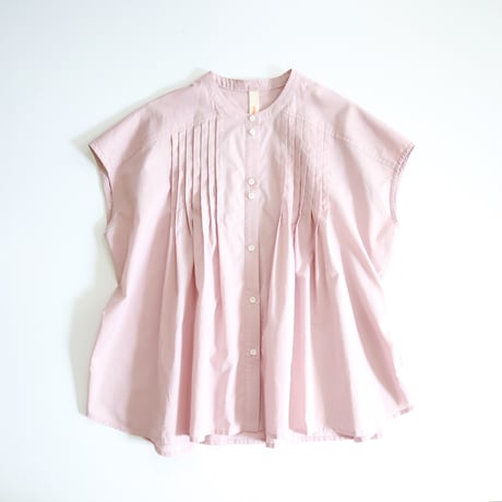 random tuck french blouse (ecru)