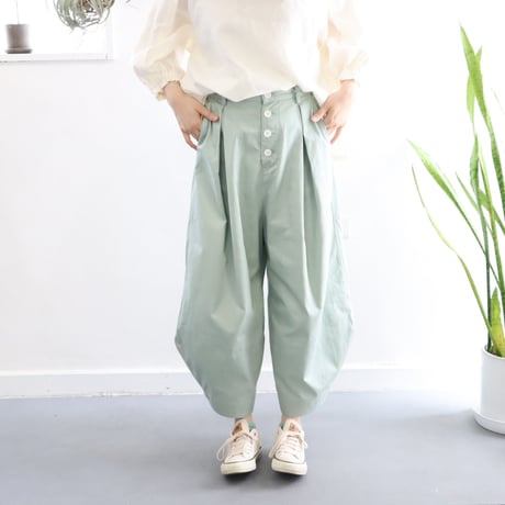 cotton chino squash pants (celadon)