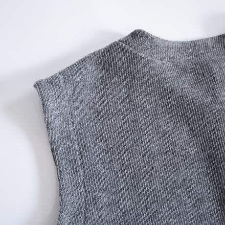 front button knit vest