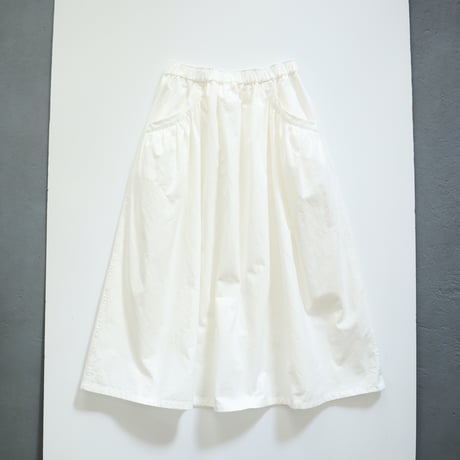 gather pocket skirt (blue)
