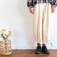 super wide balloon pants (cotton natural)