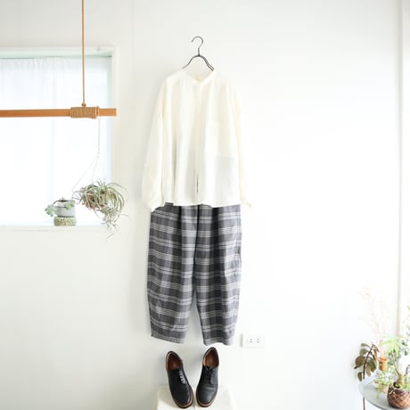 french linen tuck tuck blouse (natural)