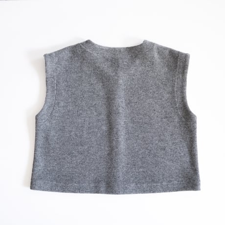 front button knit vest
