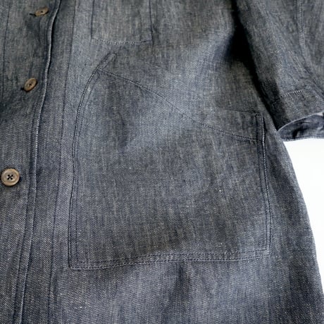 linen chino atelier coat