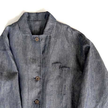 linen chino atelier coat