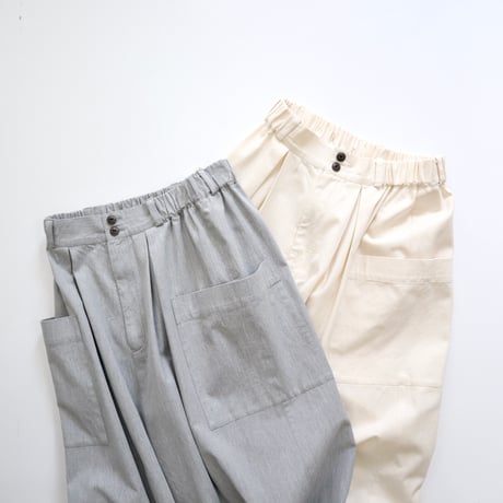 super wide balloon pants (cotton natural)