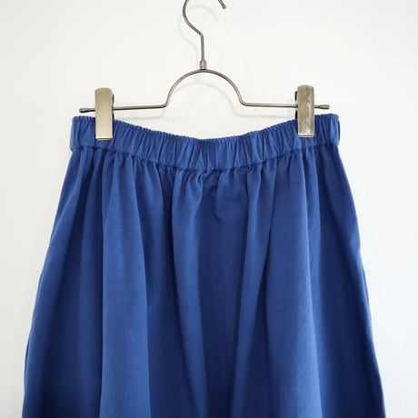 gather pocket skirt (blue)