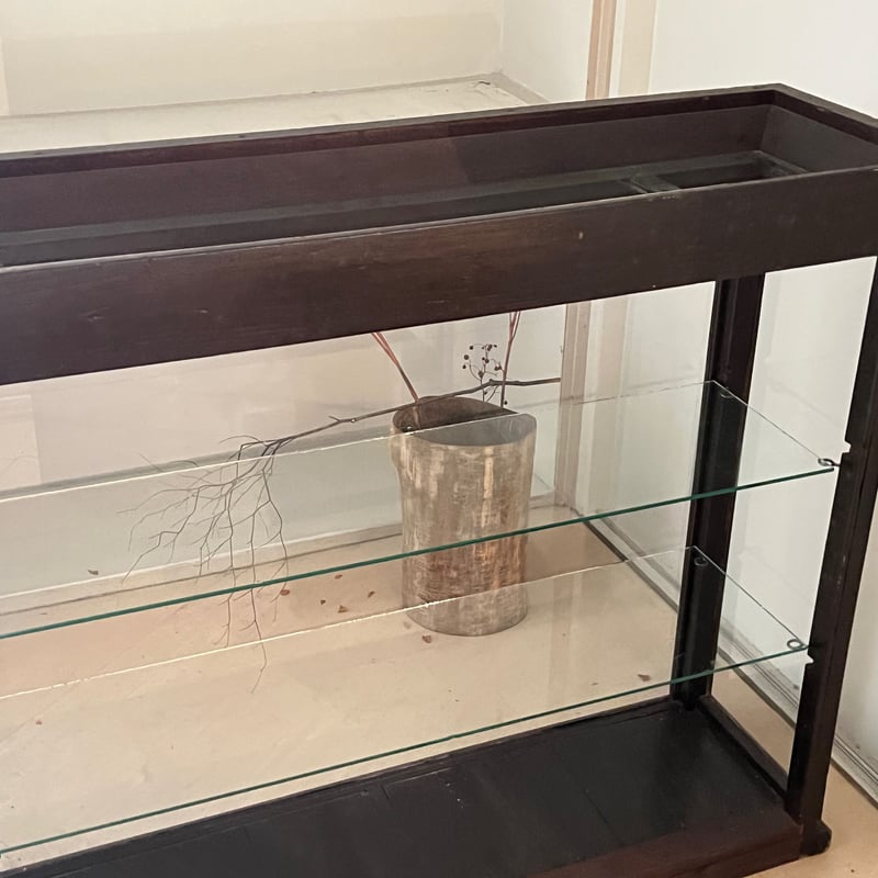 【ジュエリー用】 黒いガラスショーケース 引き出し付き Mサイズ ジュエリー用】 黒いガラスショーケース 引き出し付き Mサイズ