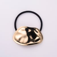Wave hair tie / gold color