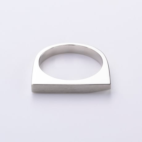 Square ring/silver color