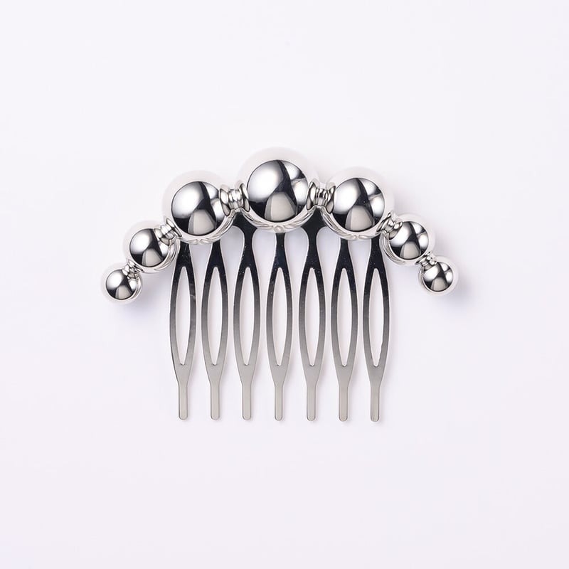 金工 オニキス 髪飾 ヘッドコーム NO683 金工 オニキス 髪飾 ヘッドコーム NO683