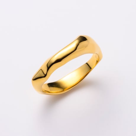 Wave ring/gold color