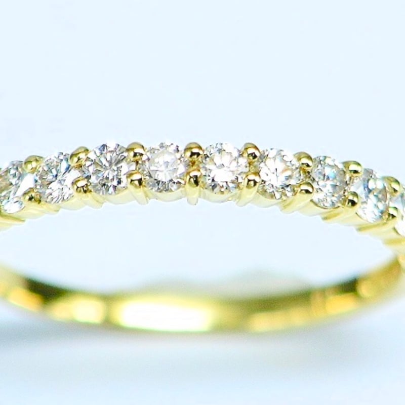 0.50ct 良質天然ダイヤモンド K18 エタニティリング 0.50ct 良質天然ダイヤモンド K18 エタニティリング