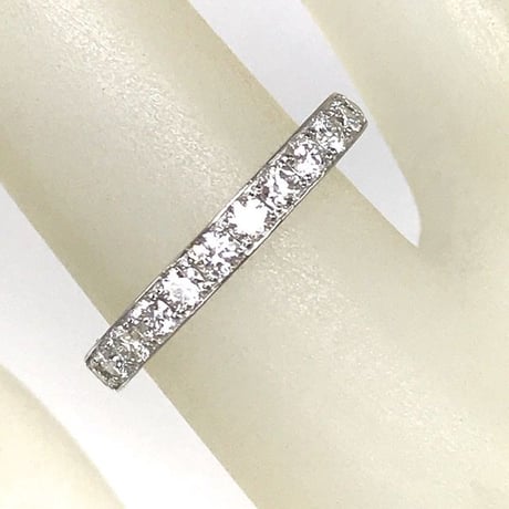 0.50ct  良質ダイヤモンド　PT950エタニティリング