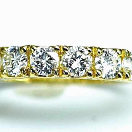豪華！天然ダイヤモンド　計1.00ct（6石）　K18 エタニティリング