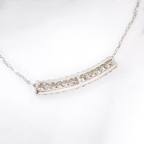 高品質　天然ダイヤモンド　1.00ct パヴェダイヤモンド PT950ネックレス