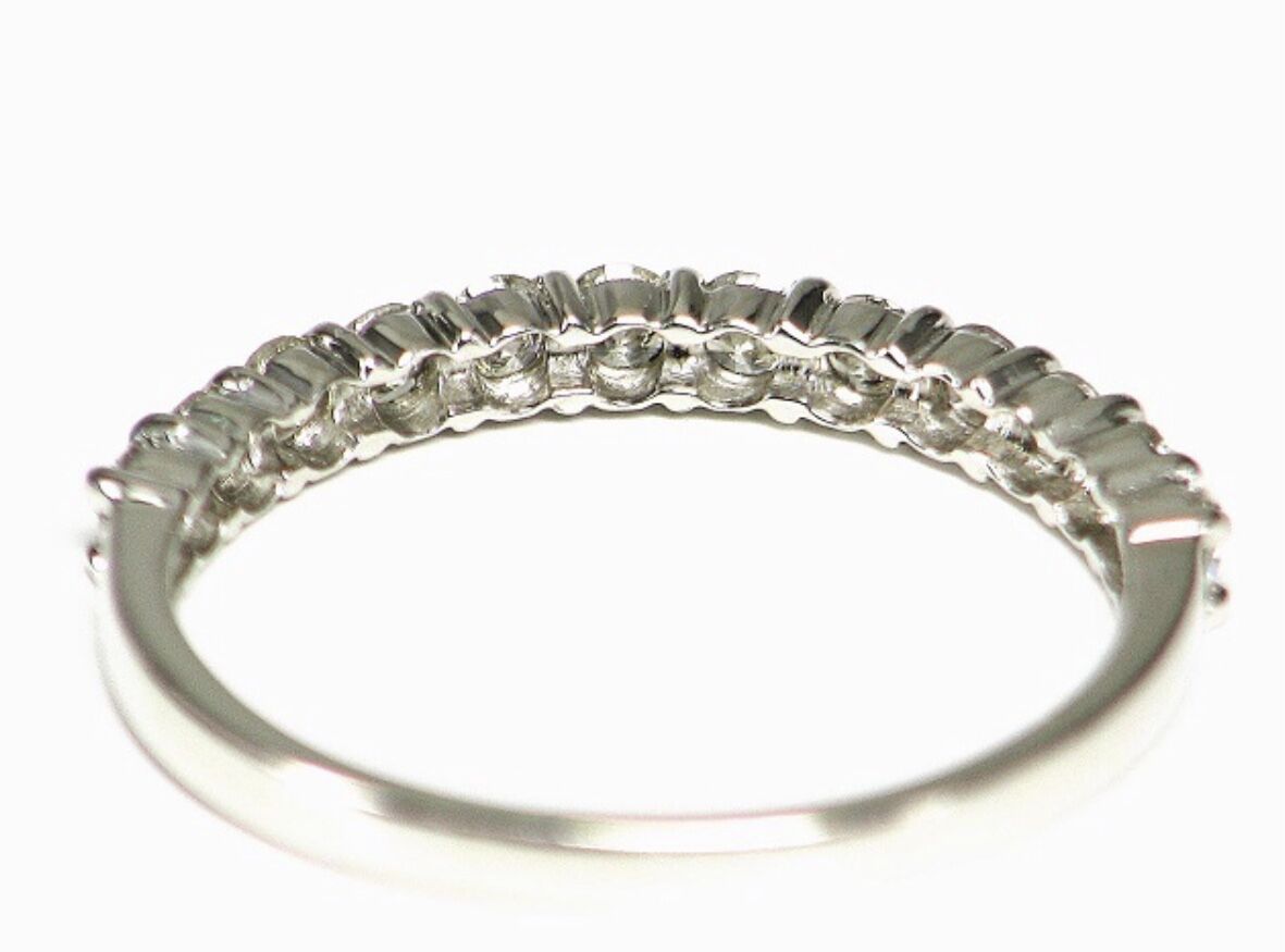 0.50ct 良質天然ダイヤモンド PT950エタニティリング | sanlemojewelry