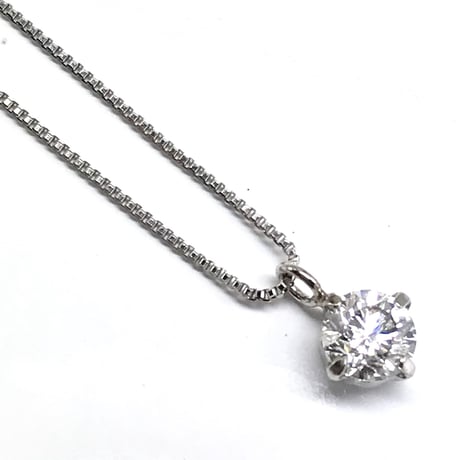 0.304ct D-SI2-VG天然ダイヤpt900ネックレス(宝石鑑定書付)