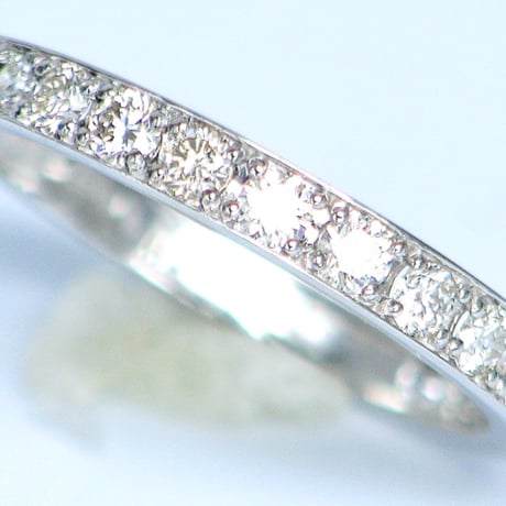 0.50ct　天然ダイヤモンド　PT950　エタニティリング
