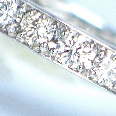 0.50ct　天然ダイヤモンド　PT950　エタニティリング