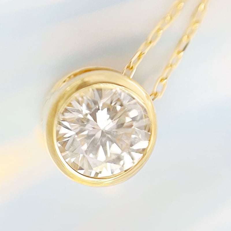 0.20ct H&C 良質天然ダイヤモンド K18 ネックレス 鑑別カード付 0.20ct H&C 良質天然ダイヤモンド K18 ネックレス 鑑別カード付