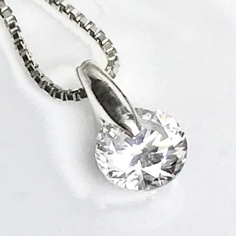 天然ダイヤモンド 0.20ct pt900 ネックレス | sanlemojewelry