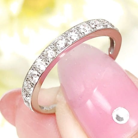 0.50ct  良質ダイヤモンド　PT950エタニティリング