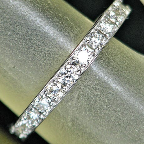 0.50ct　天然ダイヤモンド　PT950　エタニティリング