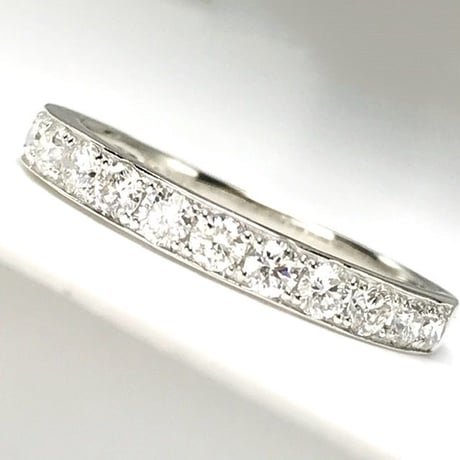 0.50ct  良質ダイヤモンド　PT950エタニティリング