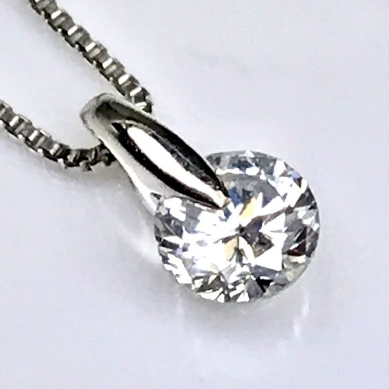 0.304ct D-SI2-VG天然ダイヤpt900ネックレス(宝石鑑定書付)