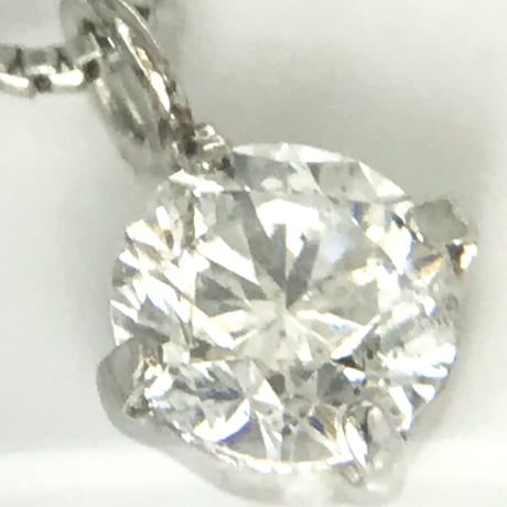 0.304ct D-SI2-VG天然ダイヤpt900ネックレス(宝石鑑定書付)