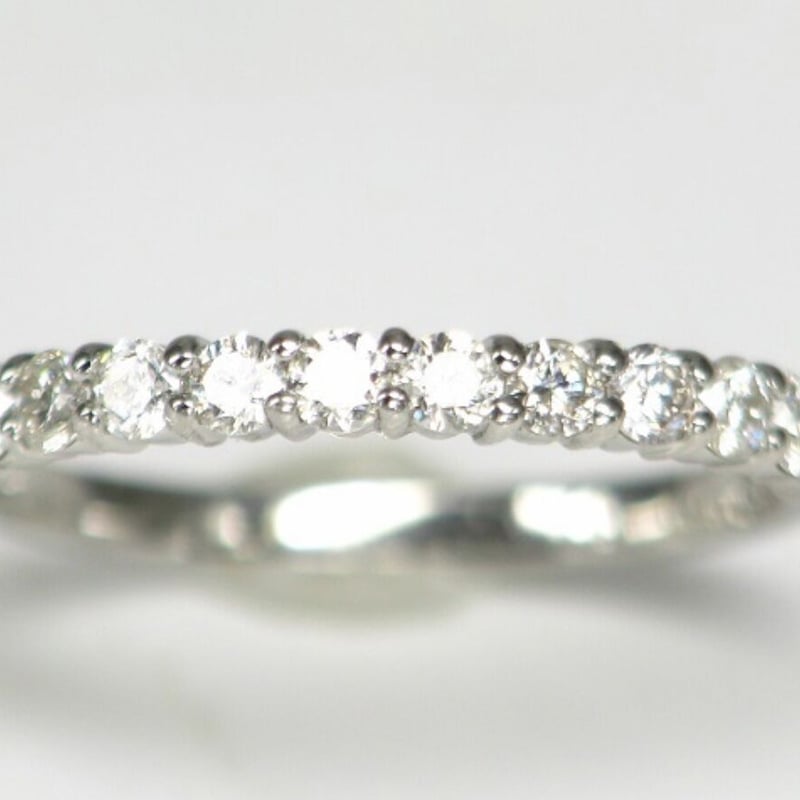 0.50ct 良質天然ダイヤモンド PT950エタニティリング | sanlemojewelry