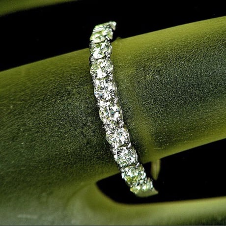 0.50ct 良質天然ダイヤモンド(10石)PT900エタニティリング